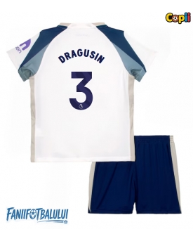 Tottenham Hotspur Radu Dragusin #3 Echipament de Fotbal Replică 2025-26 Copii Acasa (+ Șorturi)